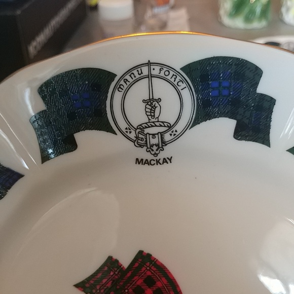Scottish Cake Plate Elizabethan Fine Bone China - Picture 8 of 10